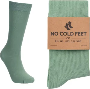 Fun Green Colorful Novelty Socks for Men for Dress Casual Formal Groomsmen Wedding, One Pair