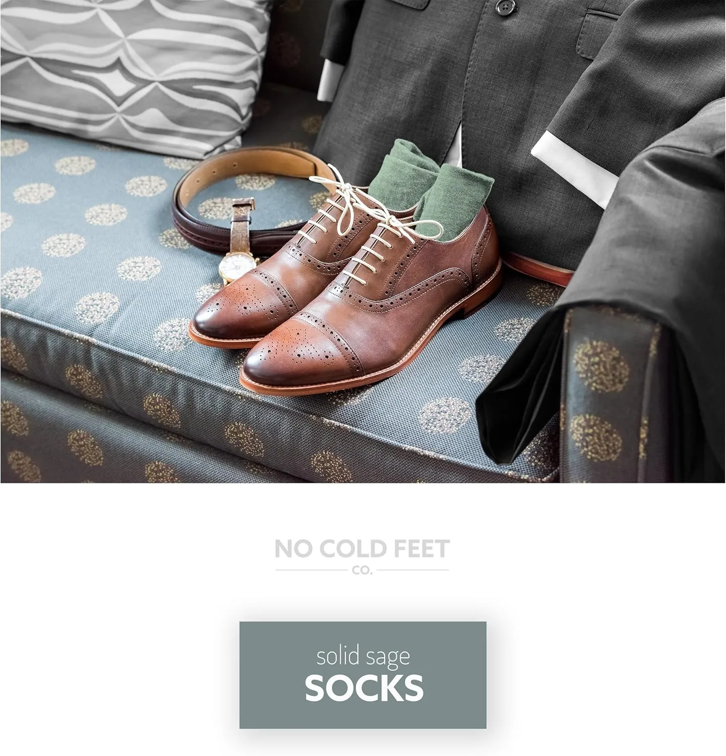 Fun Green Colorful Novelty Socks for Men for Dress Casual Formal Groomsmen Wedding, One Pair