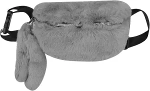 Fuzzy Fanny Pack for Women Faux Fur Belt Bum Bag with Adjustable Strap Waist Pouch Casual Crossbody Purse for Travel