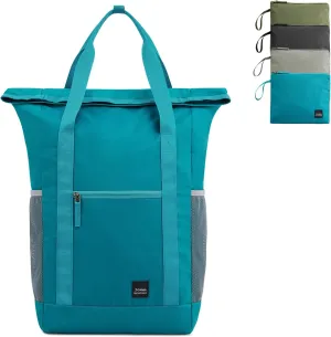 G4Free 40L Packable Backpack Waterproof Tote Bag Convertible Large Lightweight Hiking Backpack Travel Casual Daypack for Maen Women(Peacock Blue)