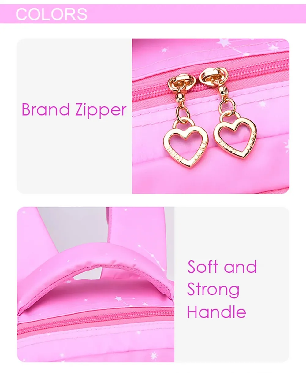 Gift,Pink Artistic School Kids,Primary Girls,Shoulder Bookbags School Backpacks Bag Children for School for Season Only available now