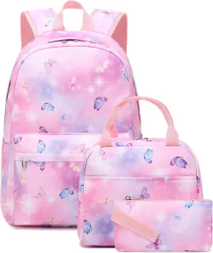 Girls Backpack School Backpack for Boys and Girls Laptop Backpack Water Resistant Middle School Bags Kids Backpacks