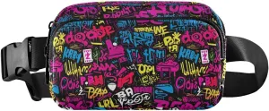 Graffiti Street Art Fanny Pack for Women Men Water Resistant Fashion Waist Packs with Adjustable Strap Belt Bag for Travel Workout Jogging Hiking 21216785