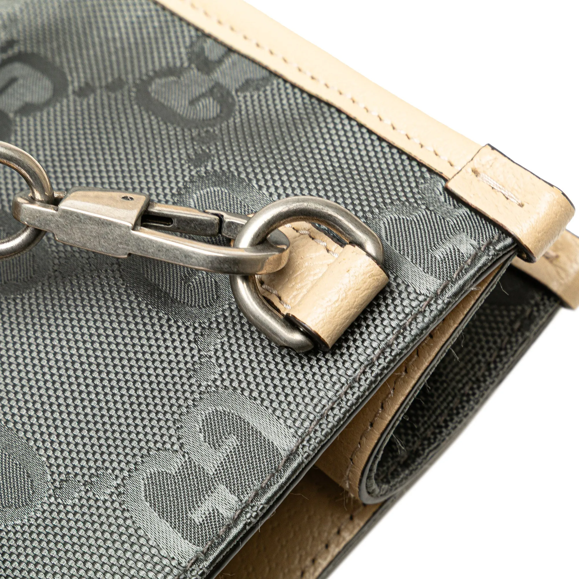 Gray Gucci Medium GG Nylon Off the Grid Convertible Tote Satchel