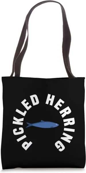Great Pickled Herring Pocket Apparel Cured Fish Lover Tote Bag