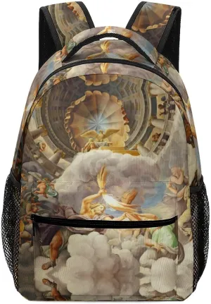 Greek Roman Mythology Casual Daypack Backpack Laptop Bag Cute Unisex for Travel Business Work