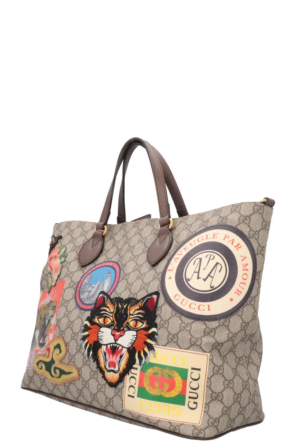 GUCCI Convertible Tote Bag GG Supreme