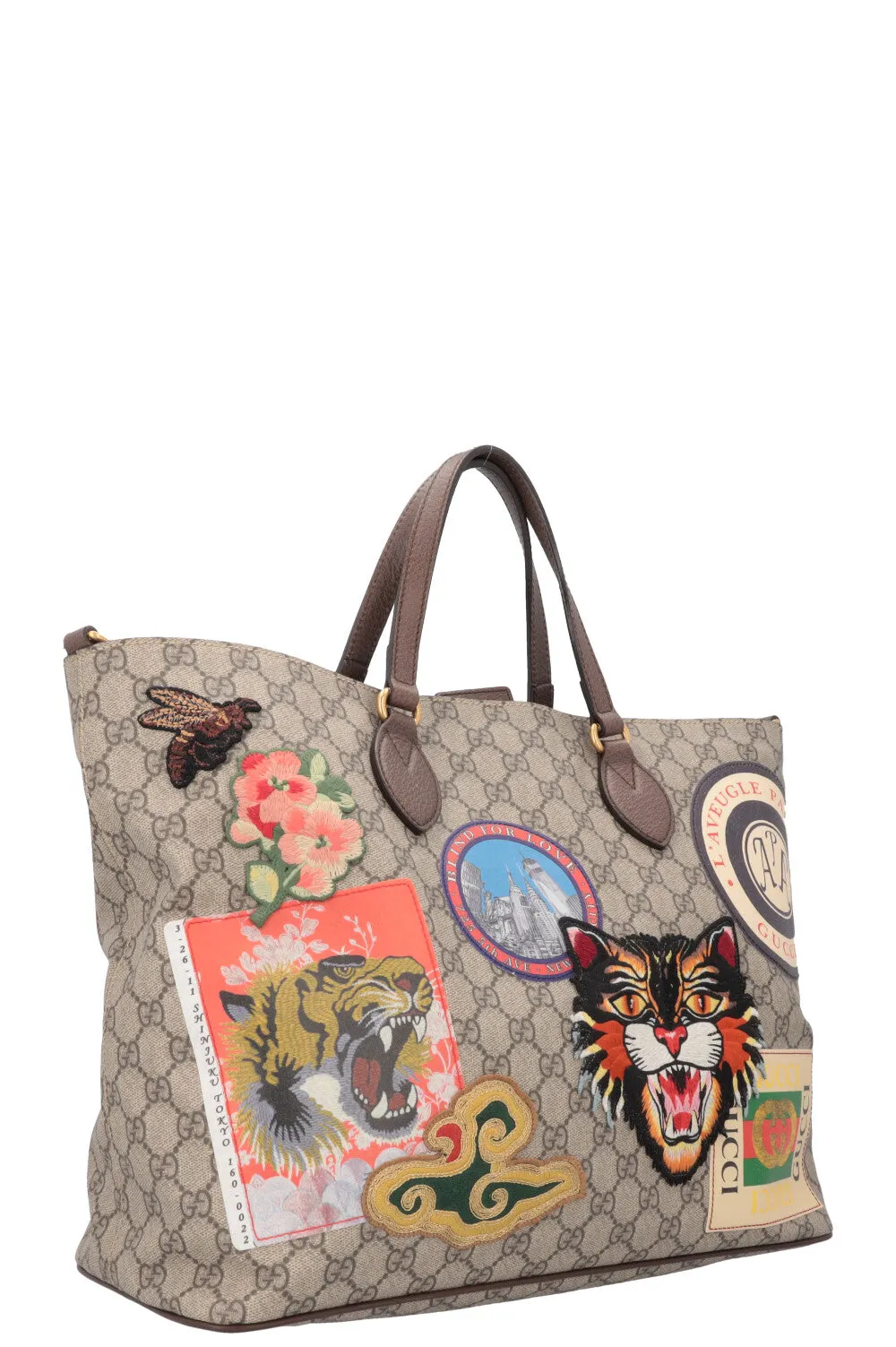 GUCCI Convertible Tote Bag GG Supreme