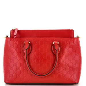 GUCCI Linea A Convertible Tote Guccissima Leather Small