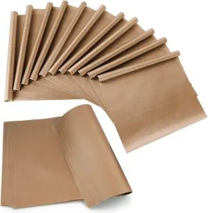 Gwybkq Teflon Sheet for Heat Press Transfer Sheet 18 Pack Non Stick 12"x16" Heat Transfer Paper Heat Resistant Craft Mat