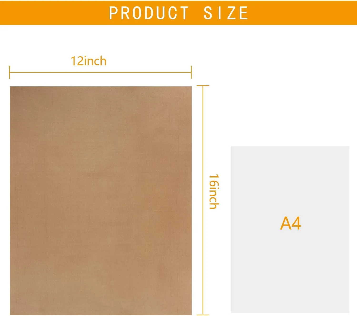Gwybkq Teflon Sheet for Heat Press Transfer Sheet 18 Pack Non Stick 12"x16" Heat Transfer Paper Heat Resistant Craft Mat