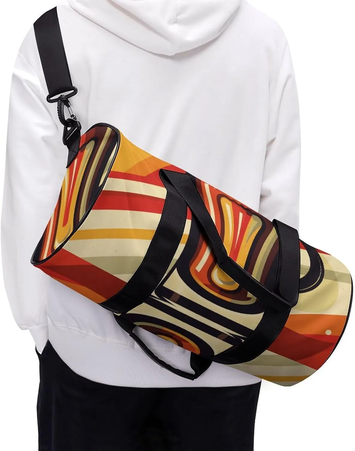 Gym Bag for Men Women A Cup of Beer Duffel Bag Overnight Bag with Compartment Gym Sackpac