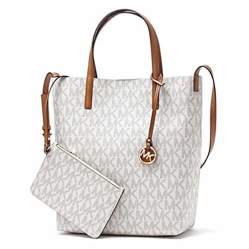 Hayley Large Convertible Tote Signature Vanilla