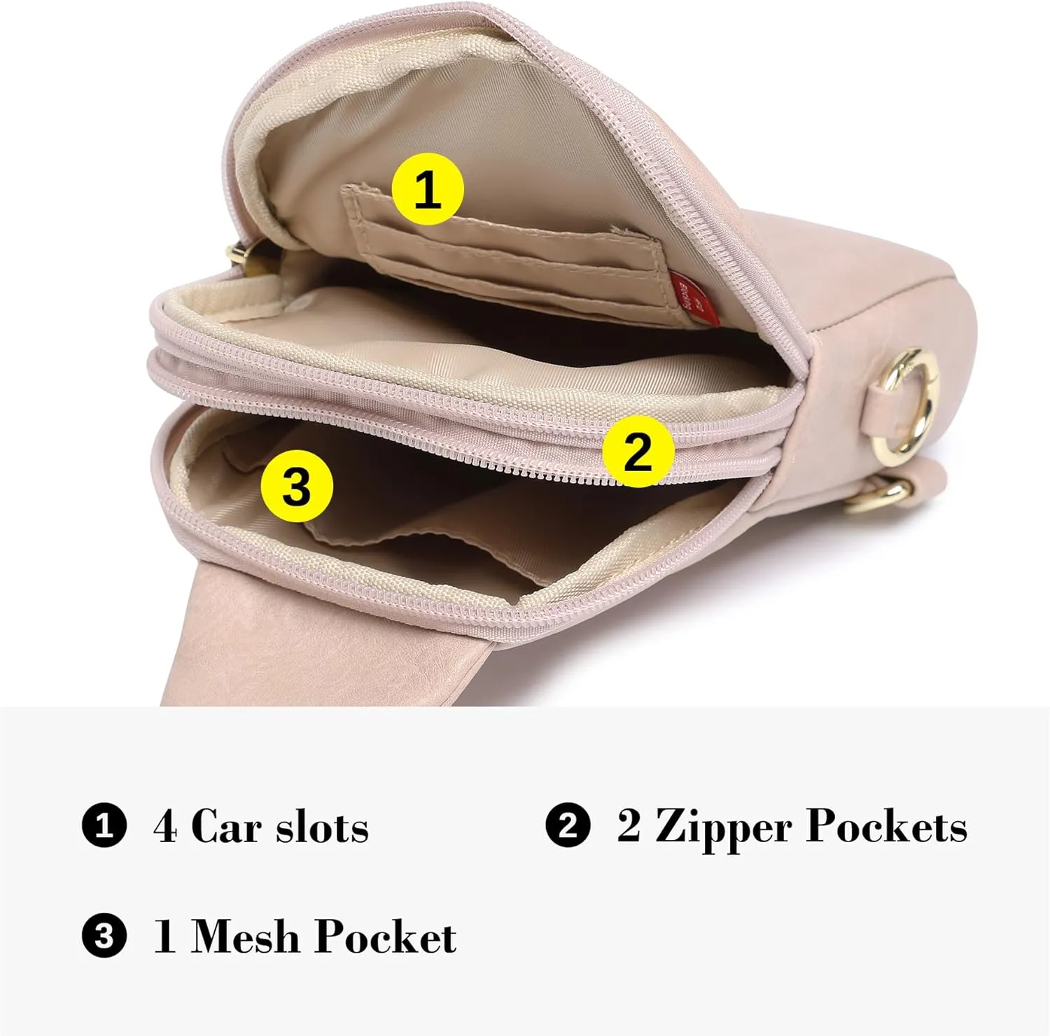 Haytijoe Small Crossbody Sling Bag for Women Travel Purses Anti Theft Cross Body Bag for Woman Fanny Packs