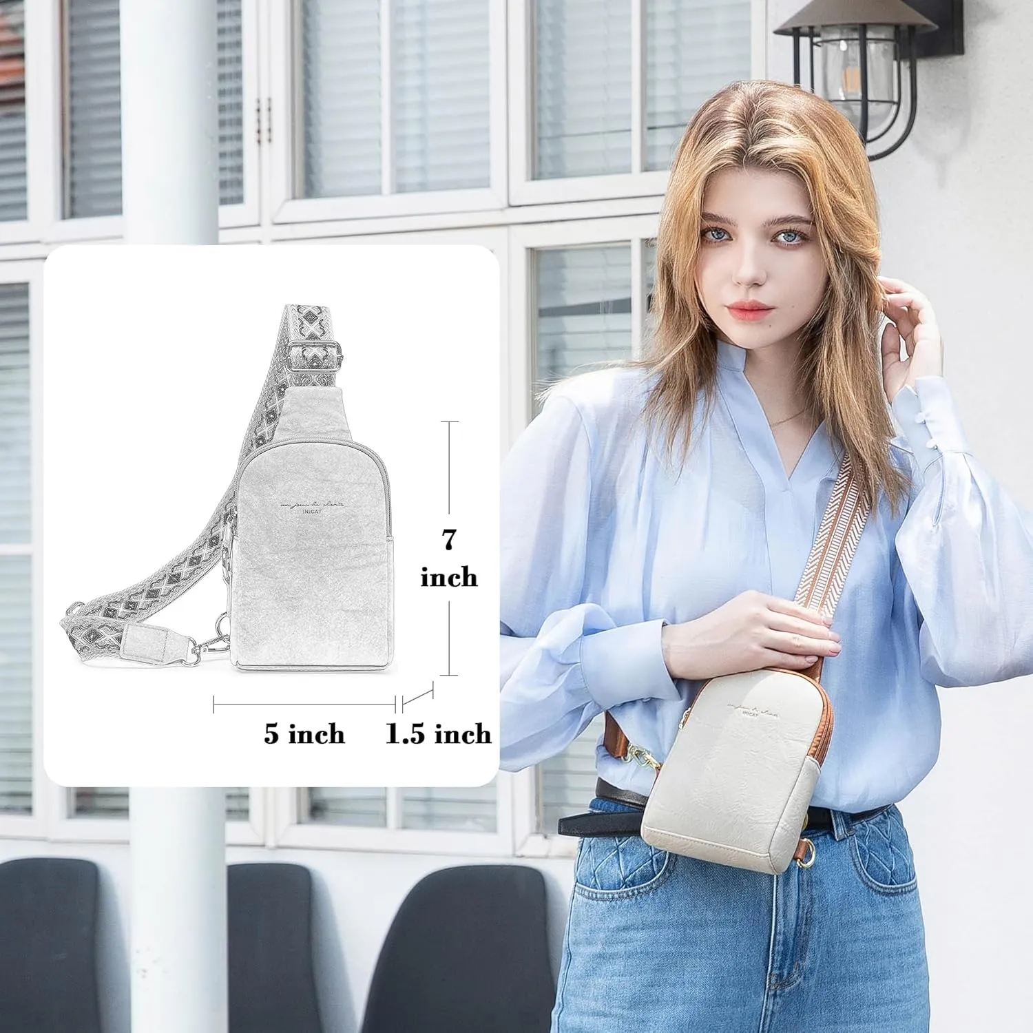 Haytijoe Small Crossbody Sling Bag for Women Travel Purses Anti Theft Cross Body Bag for Woman Fanny Packs