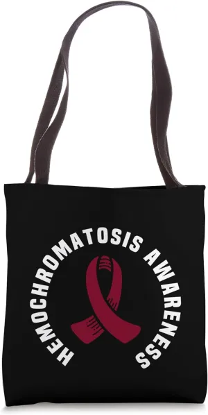 Hemochromatosis Awareness Pocket Wear Iron Overload Disorder Tote Bag
