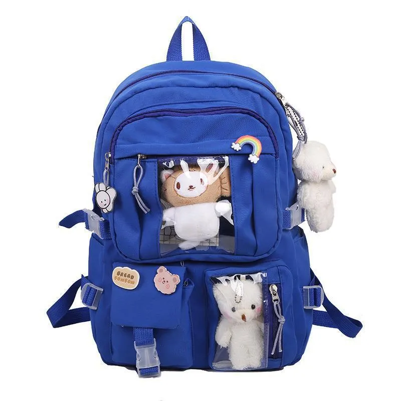 High Good-looking Junior Female Cartoon Large Backpacks
