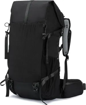 Hiking Backpack,30L  10L Extra Large Capacity Hiking Bag, Internal Frame Camping Backpack,Upgraded X-PAC Lightweight Sport Daypack Travel Backpacks Fit For Mountain Climbing Camping (Black)