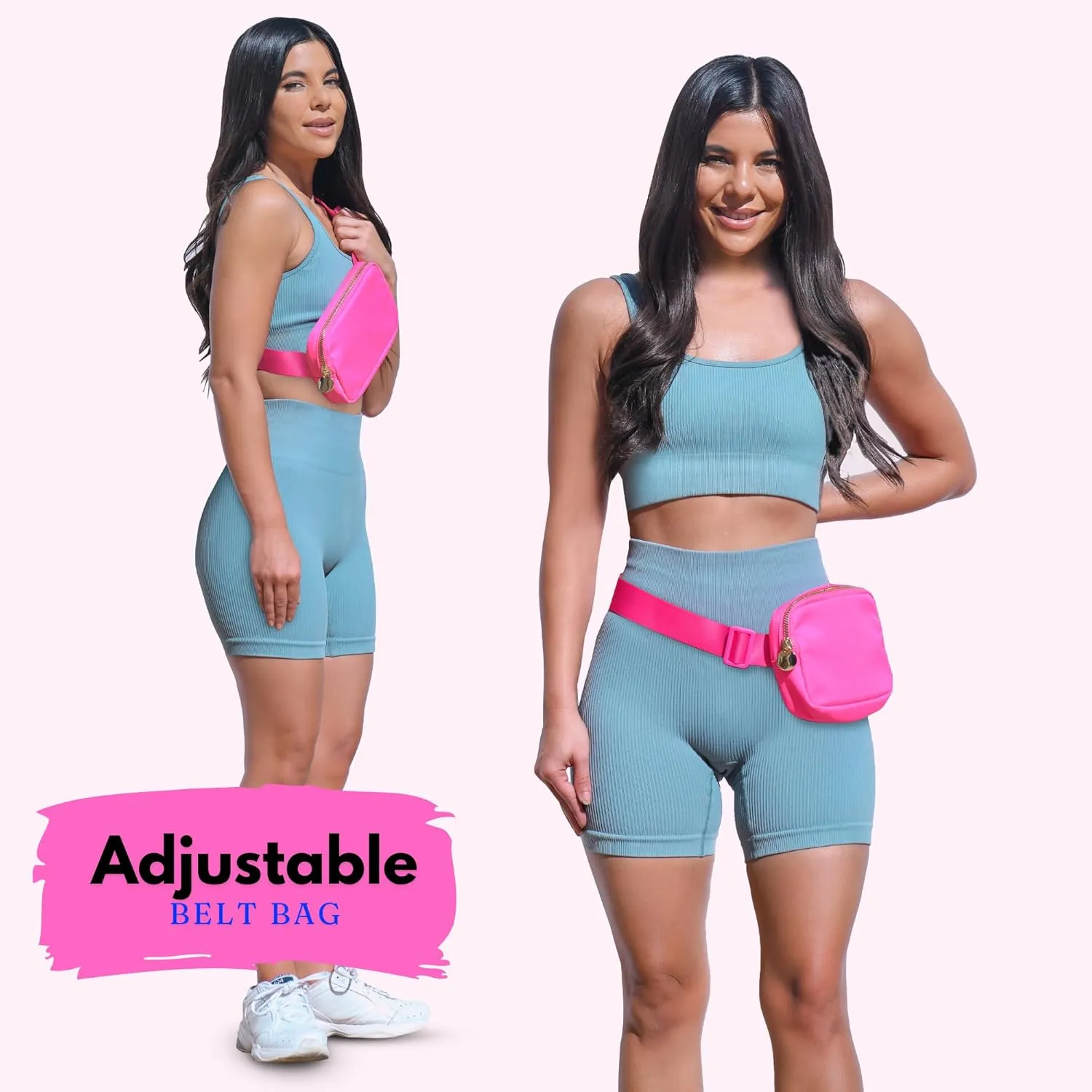 Hot Pink Belt Bag for Women & Girls – Stylish Fanny Pack, Crossbody Waist Bag, Fashionable Everywhere Belt Bag, Trendy Cross Body Fanny Pack for Travel & Daily Use
