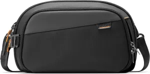 Inateck New Electronics Organizer Travel Case, 180° Open Water-resistant, Large Capacity Travel Cord Organizer, Portable Storage Bag, Black