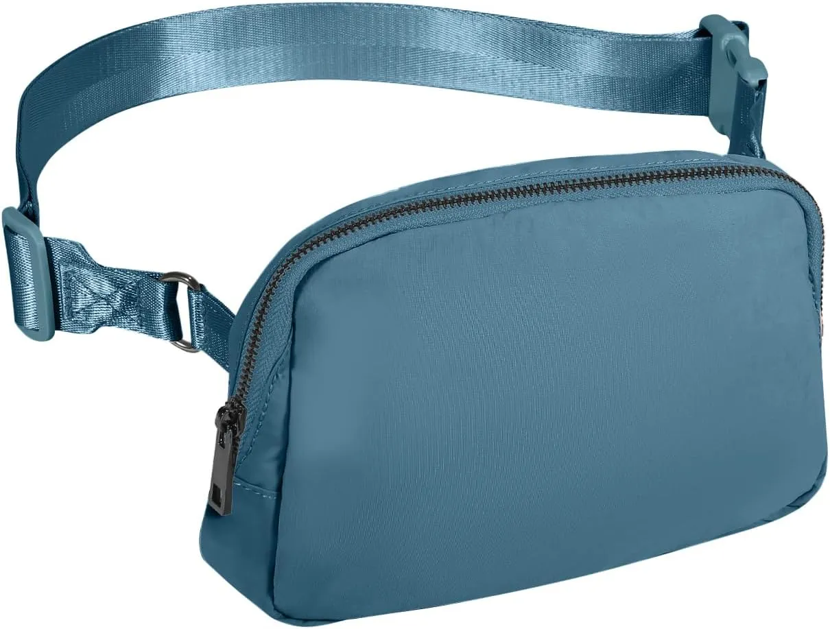 INTINI Everywhere Belt Bag – Large, Crossbody Fanny Pack Women 56 Inch Plus Size Waist Cross Body Fashion (Blue)
