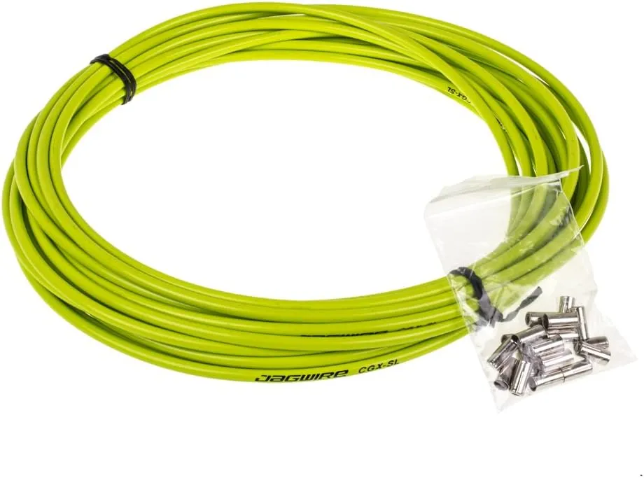 Jagwire CEX Brake Cable Housing Green Bio-Grün Size:5 mm