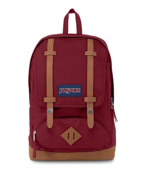 JanSport Cortlandt Laptop Backpack, Russet Red, 15” Laptop Sleeve-Synthetic Leather Shoulder Computer Bag with Large Compartment, Padded Straps- Rucksack for Men, Women