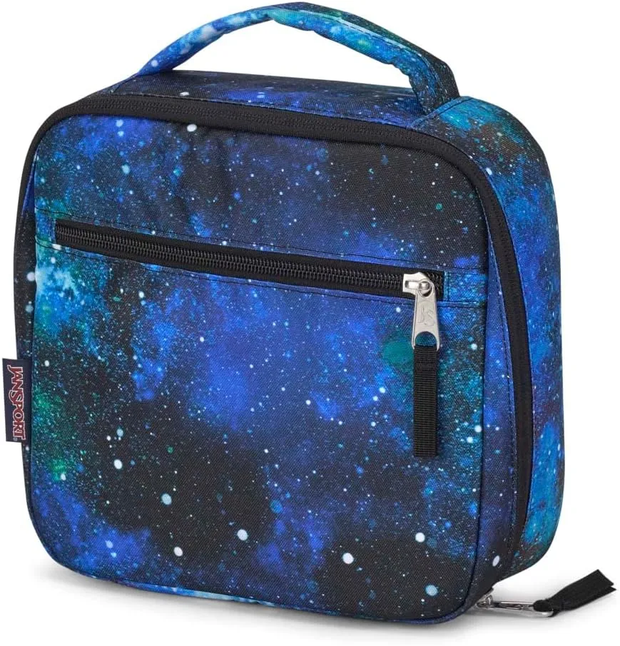 JanSport Lunch Break Insulated Cooler Bag - Leakproof Picnic Tote, Cyberspace Galaxy