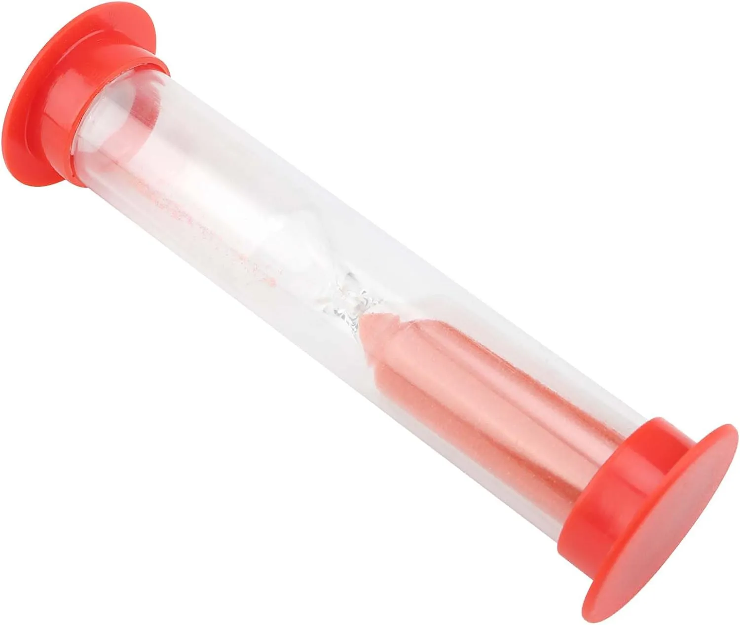JAPCHET 100 Packs 1 Minute Sand Timer, Hourglass Sandglass Clock, Countdown Bulk Set Timers for Classroom School Prize Party Favors, Red