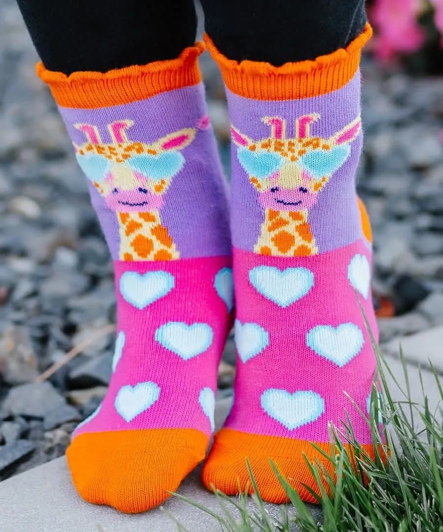 Jefferies Socks Girls Fashion Novelty Pattern Variety Crew Socks 12 Pair Pack