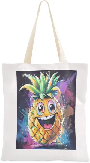JSTEL Canvas Tote Bag for Women with Pocket,Canvas Tote Purse Shopping Bag