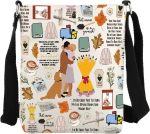 JYTAPP Mail Fan Movie Merch Crossbody Bag Romance Comedy Movie Inspired Gifts Got Mail Merchandise