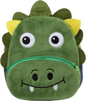 Kasqo Toddler Backpack for Boys and Girls, Kids Backpack Small Cute Animal Soft Plush Mini Backpack for 1-6 Years