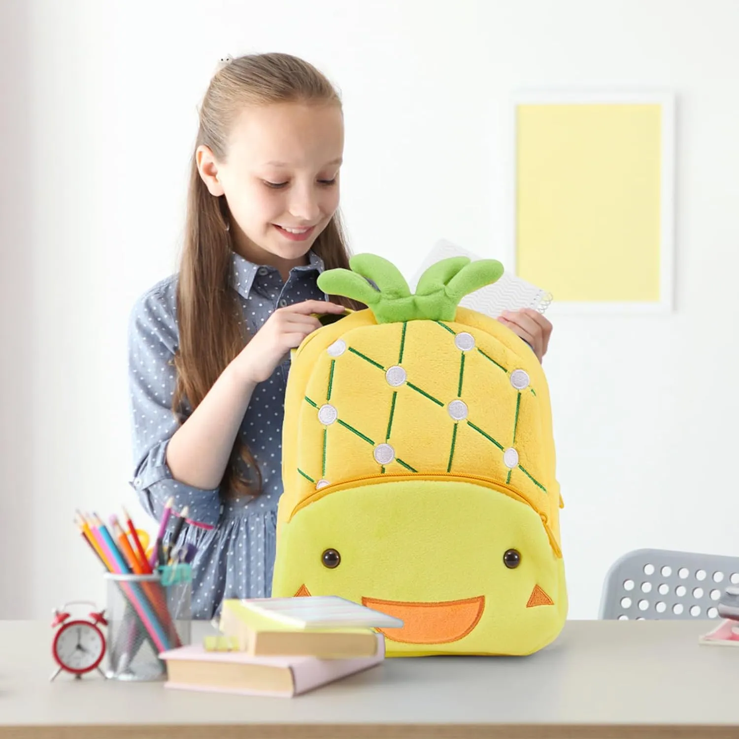 Kids Backpack for Boys Girls, Cute Toddler Backpack Preschool Kindergarten Child Bookbag, Mini Travel Bag for Ages 2-6 Year Old Birthday Gift