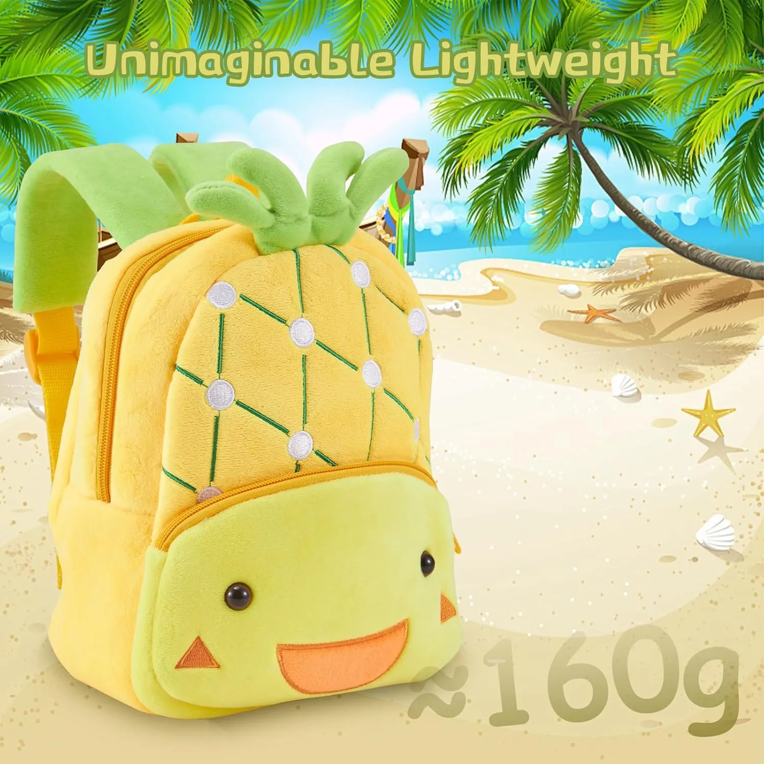 Kids Backpack for Boys Girls, Cute Toddler Backpack Preschool Kindergarten Child Bookbag, Mini Travel Bag for Ages 2-6 Year Old Birthday Gift