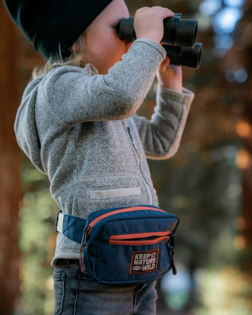 Kids’ Fanny Pack - Navy   Clay