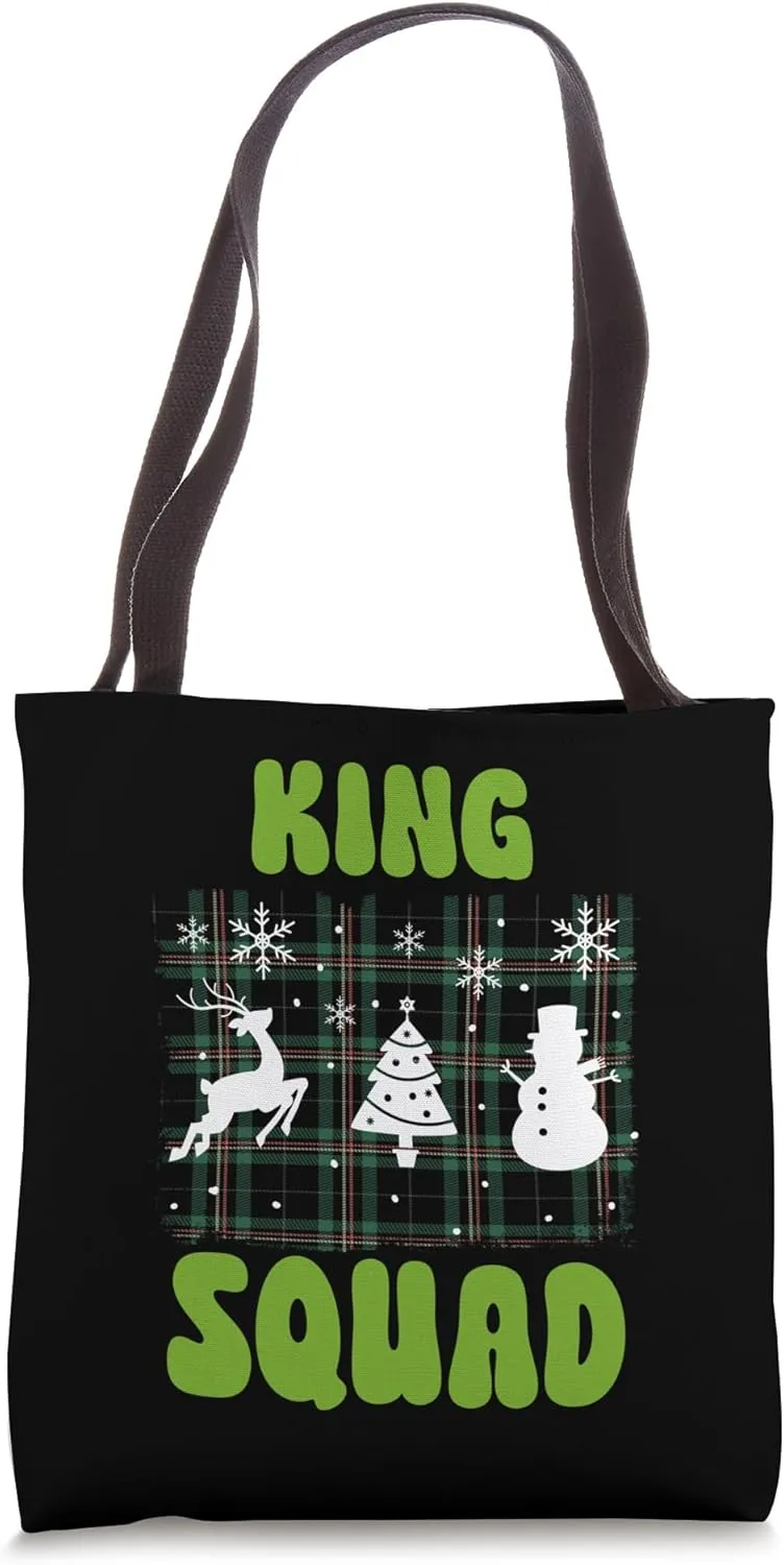 King Squad Family Yuletide Tribe Tote Bag