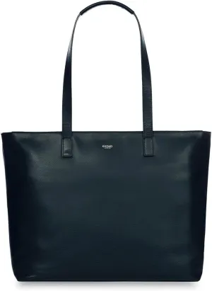 KNOMO Maddox Large Leather Laptop Tote Shoulder Bag Purse,Work Handbag for Women
