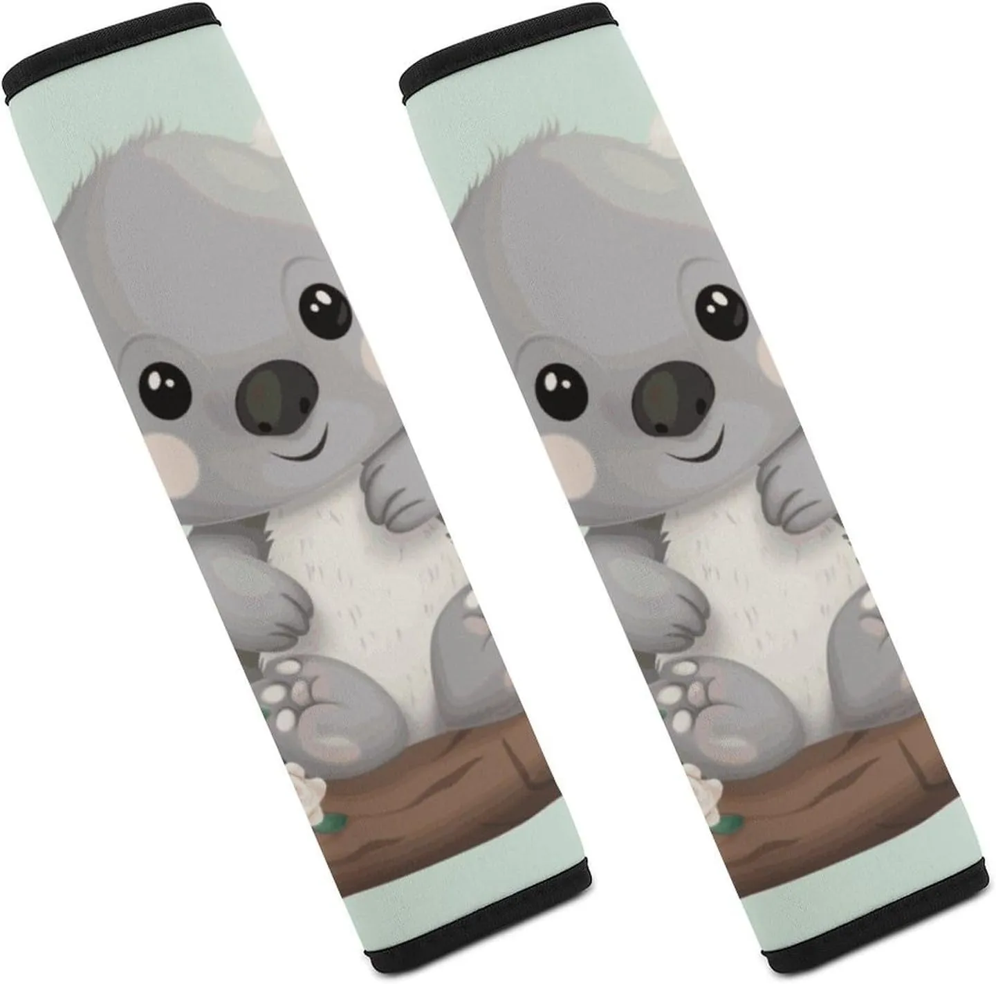 Koala Auto Seat Belt Cover 2PCS Universal Car Seat Belt Shoulder Protector Pad, Protect Your Shoulders and Neck for Car Seat Belt, Shoulder Bag, Backpack