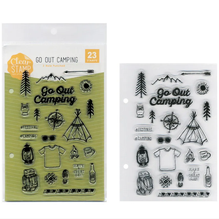 Kodomo No Kao Clear Stamp Sheet – Go Out Camping