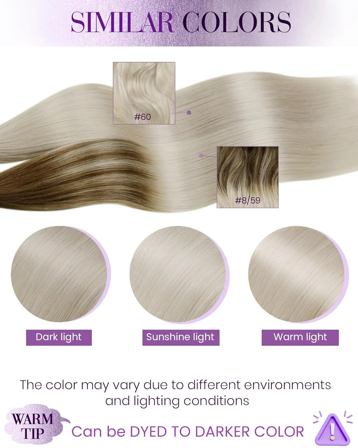 LaaVoo Blonde U Tip Hair Extensions Human Hair Platinum Blonde K Tip Hair Extensions Real Human Hair 22 in Ktip Human Hair Extensions Blonde Hot Fusion Long Straight 50g 50s