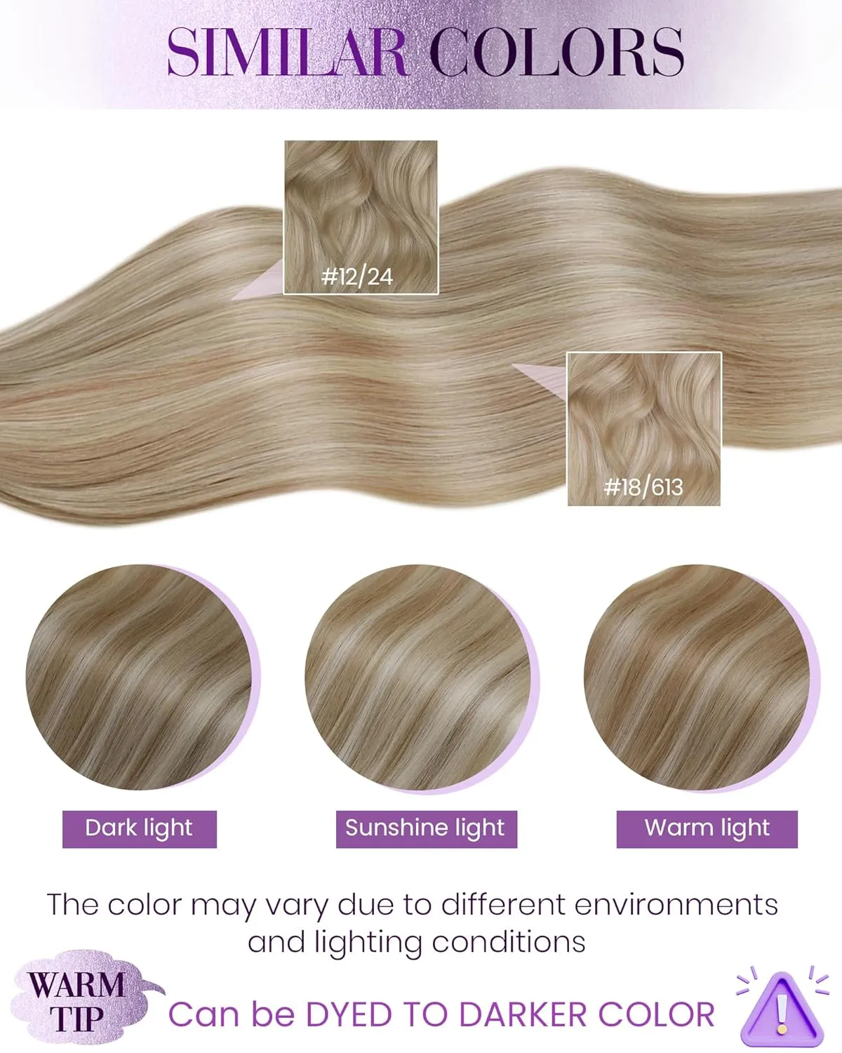 LaaVoo U Tip Hair Extensions Human Hair Blonde Highlights Utip Hair Extensions Human Hair Blonde K Tip Hair Extensions Real Human Hair Extensions 14In 50g/50s