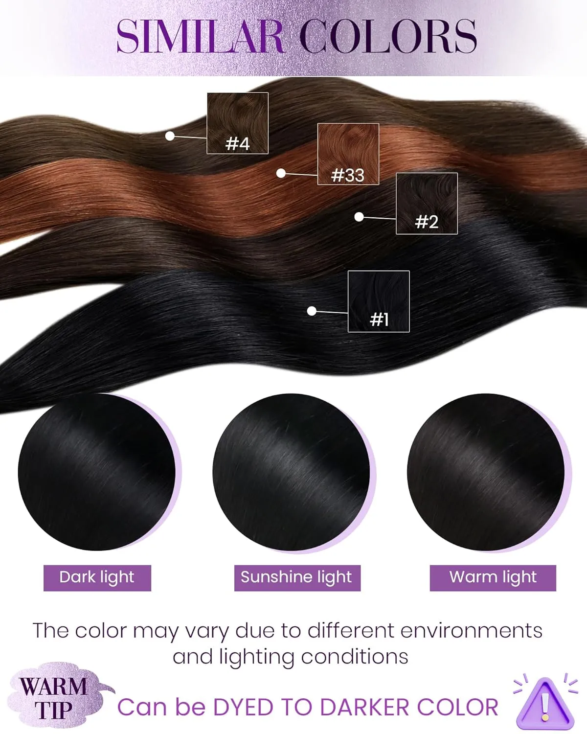 LaaVoo U Tip Hair Extensions Human Hair Jet Black Ktip Hair Extensions Hot Fusion 50g 50s 14 Inch