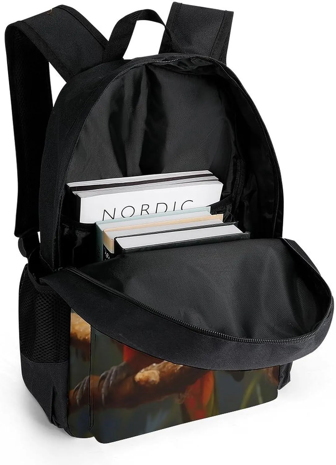 Laptop Backpack for Women Men Daypack Bird Parrot Painting Backpacks Computer Bag Travel Laptop Bag Casual Work Bag