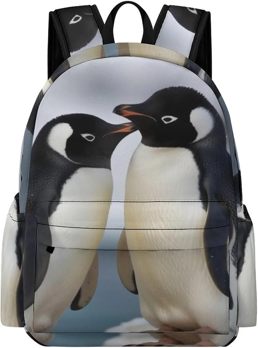 Laptop Backpack for Women Men Daypack Waterproof I Love Penguins Computer Bag Business Work Bag for Travel