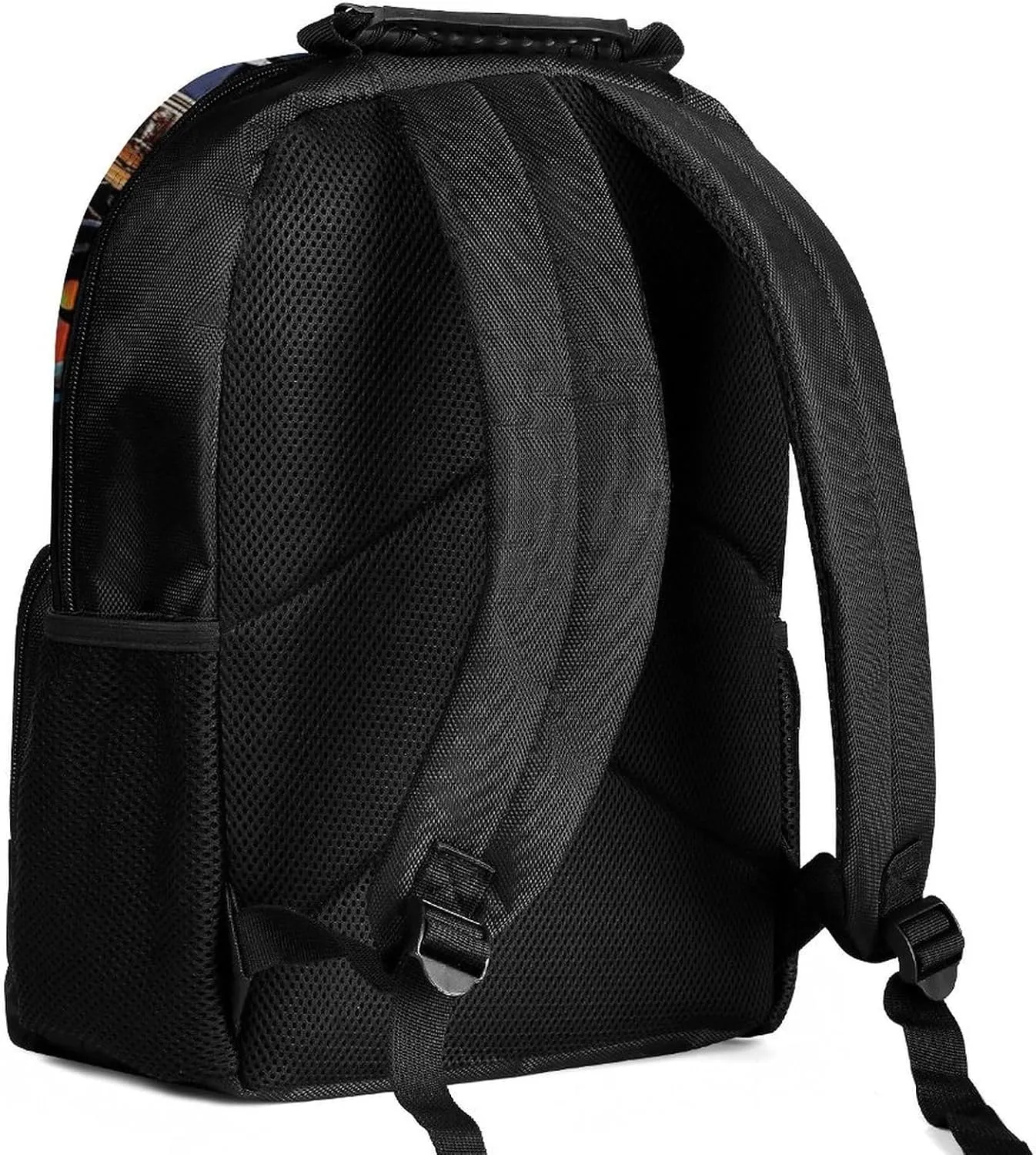 Laptop Backpack Saxophone And Piano Daypack Computer Bag Travel Laptop Bag Casual Nurse Bag for Women Men