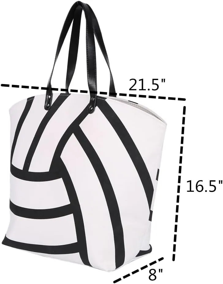 Large Baseball Tote Bag Sports Prints Utility Tote Beach Bag Travel Bag