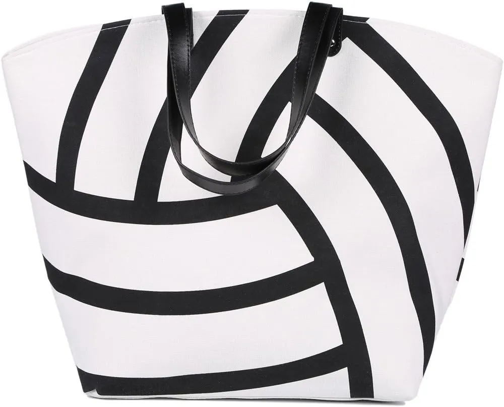 Large Baseball Tote Bag Sports Prints Utility Tote Beach Bag Travel Bag