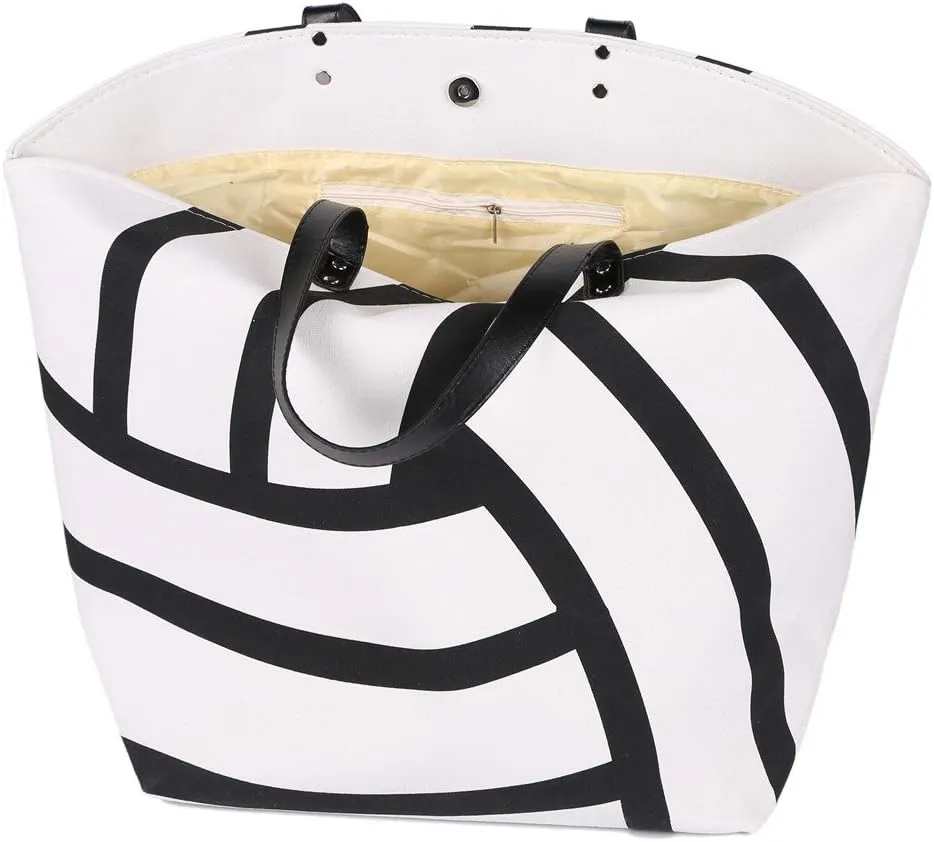 Large Baseball Tote Bag Sports Prints Utility Tote Beach Bag Travel Bag