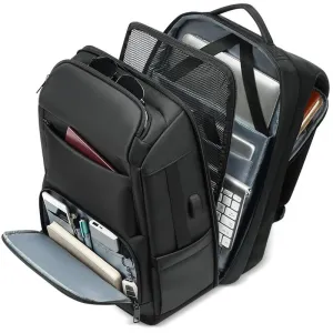 Large capacity men's backpacks USB interface Shoulders Anti-theft Travel Backpack 15-17 inch waterproof laptop backpack